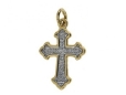 Крест, серебро 925, золото 999 k-10323 2010 г инфо 8722r.